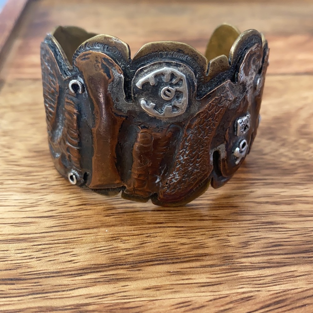 OOAK art cuff.